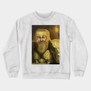 Warrior Dwarf Digital Painting Crewneck Sweatshirt